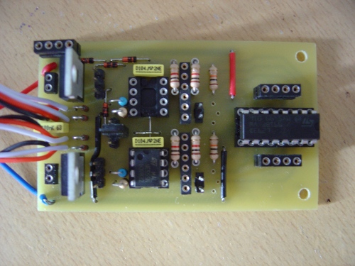 Le contrleur TinyZD en cours de montage