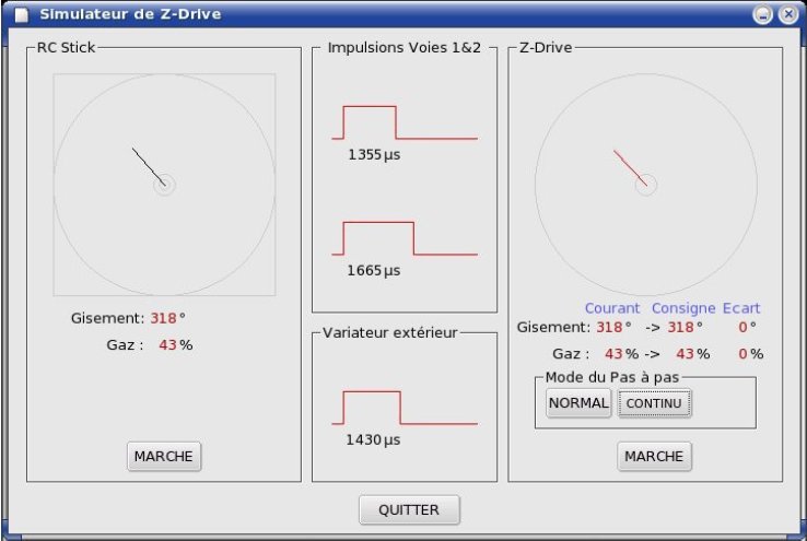 Simulateur de contrleur de Z-Drive