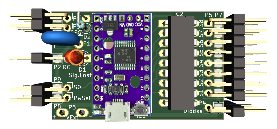 Dcodeur Multiswitch universel MS8 V2